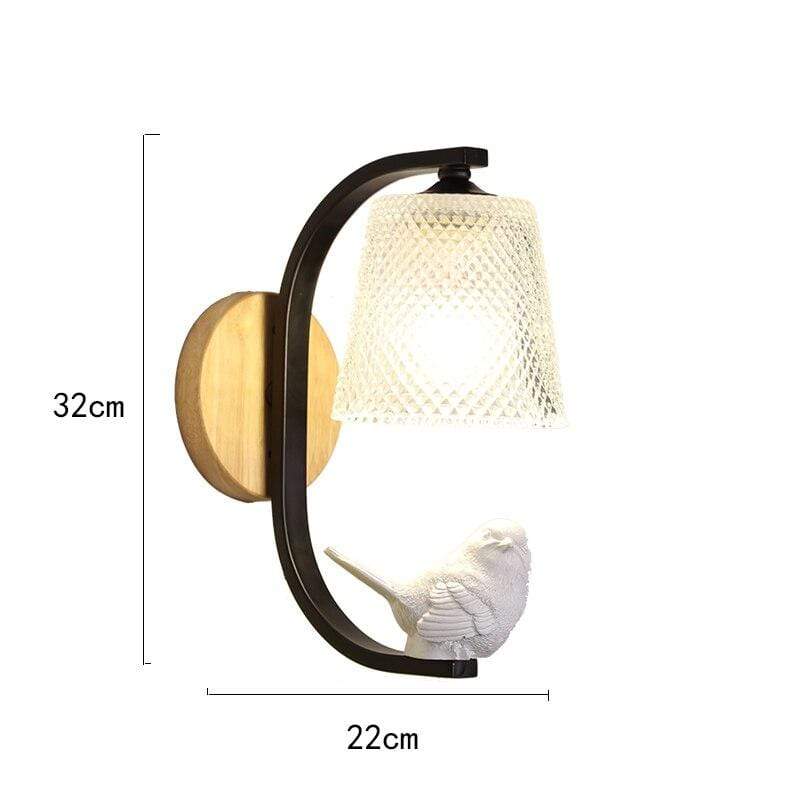 Wandlamp Rustiek Ontwerp Vogellamp voor Binnen Gebruik 5