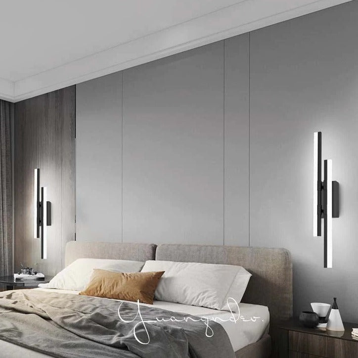 Wandlamp Zwart LED Minimalistisch Ontwerp voor Binnenverlichting 2