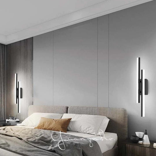 Wandlamp Zwart LED Minimalistisch Ontwerp voor Binnenverlichting 2