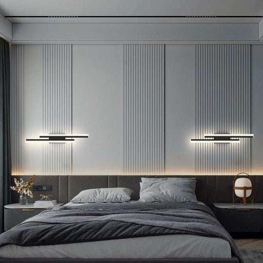 Wandlamp Zwart LED Minimalistisch Ontwerp voor Binnenverlichting 3