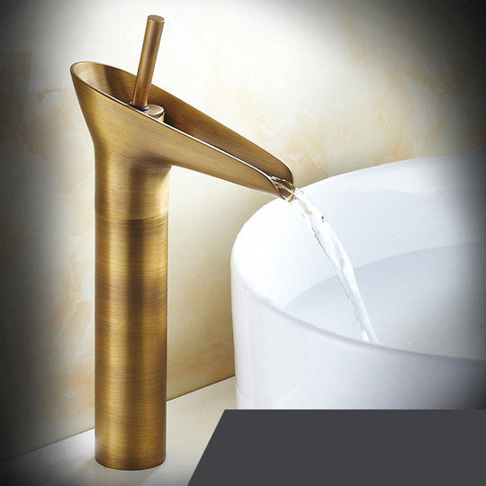 Wastafelkraan Retro Waterval 10