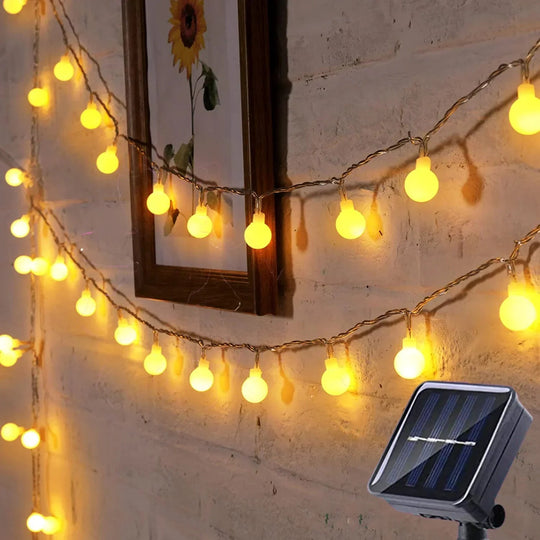 Zonne-energie Feestverlichting LED voor Buiten 0