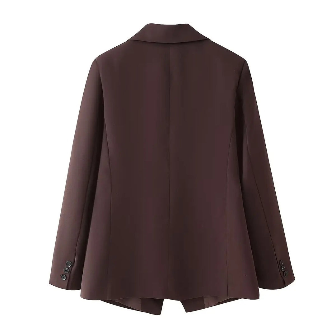 Dames Blazer met Omslagkraag