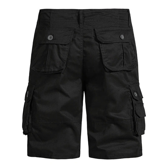 Katoenen zomerse cargoshort voor heren