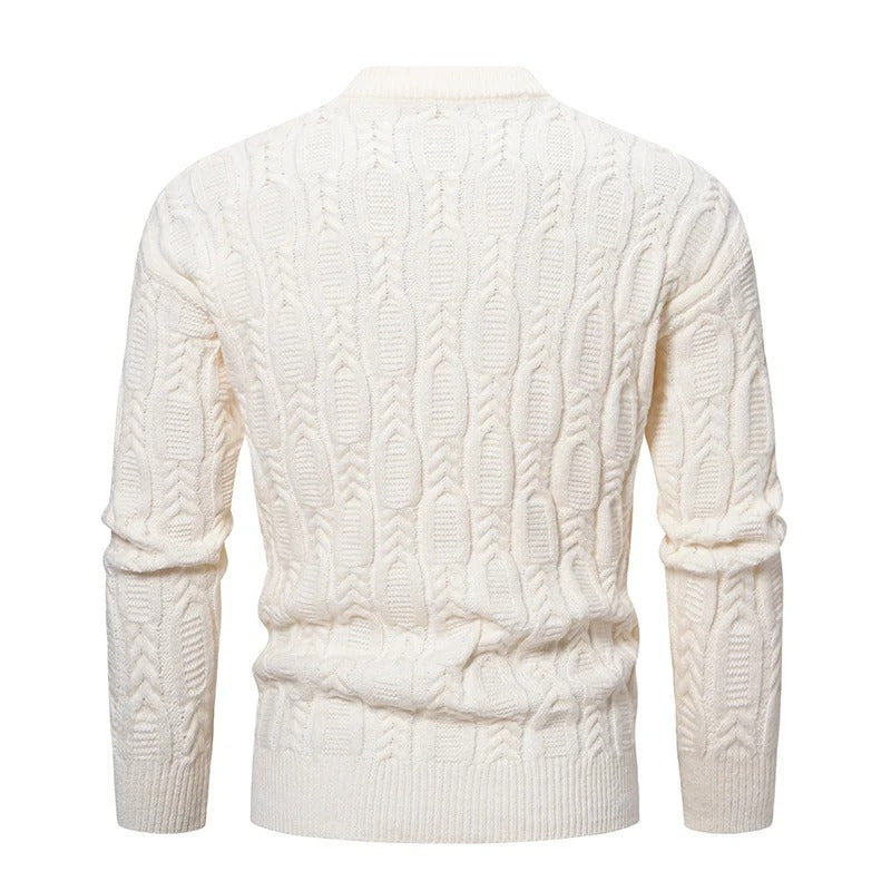 Heren Zacht Gebreide Casual Sweater