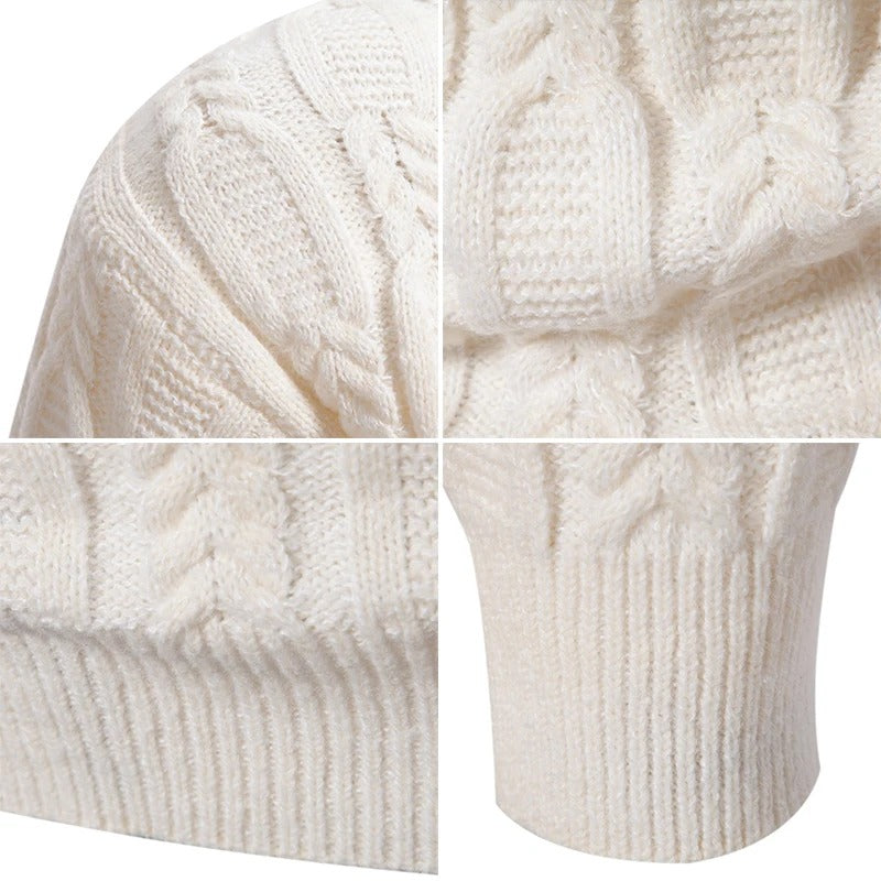 Heren Zacht Gebreide Casual Sweater