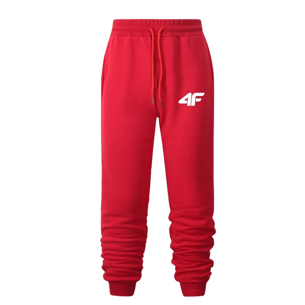 Heren fitness joggingbroek met print
