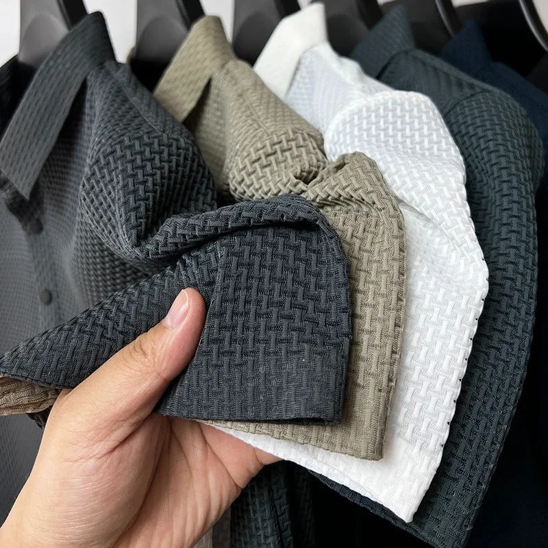 Heren Lop-Up Hollow Poloshirt