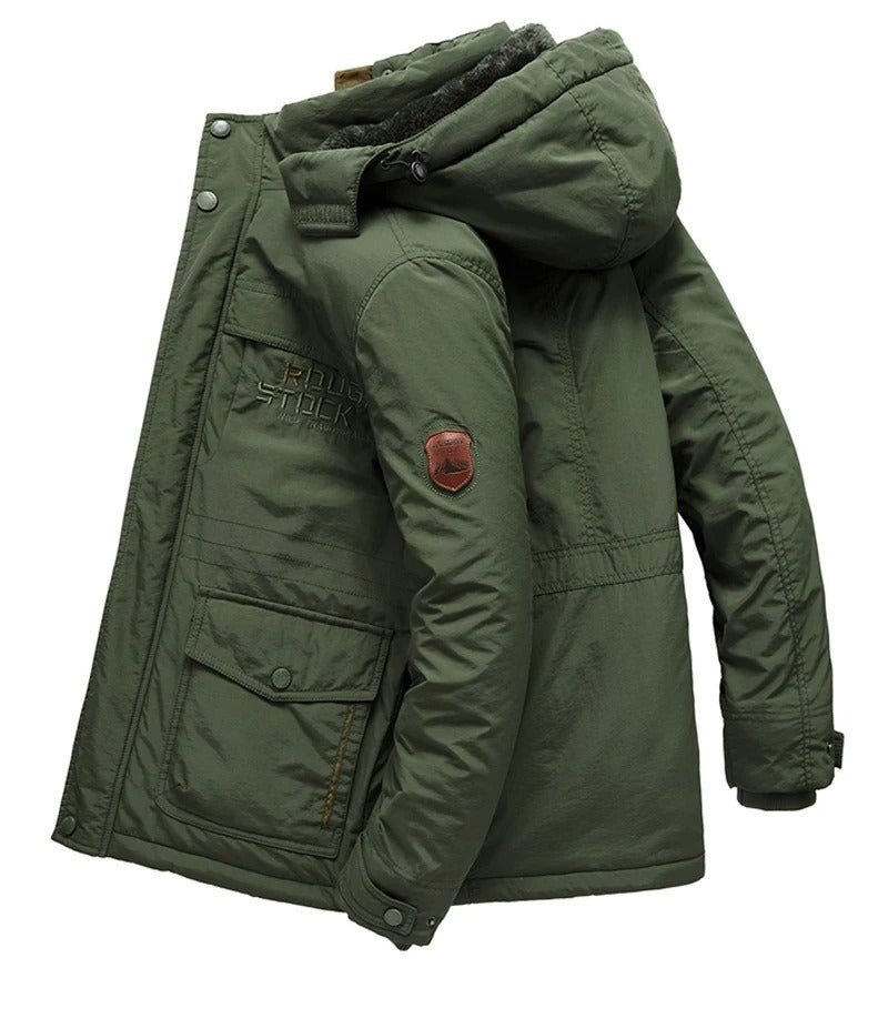 Heren Grote Maat Multi-pocket Jas