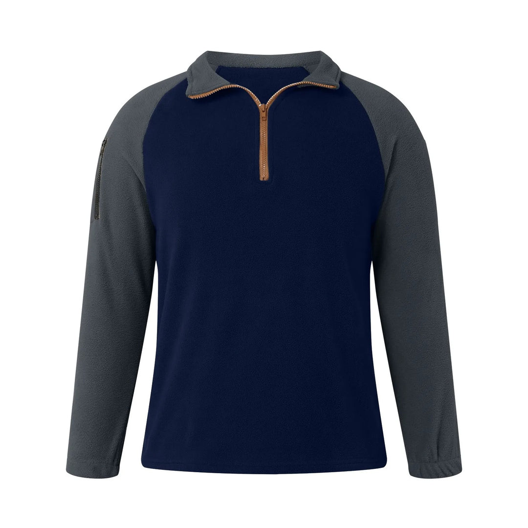 Heren mouwzak fleece trui