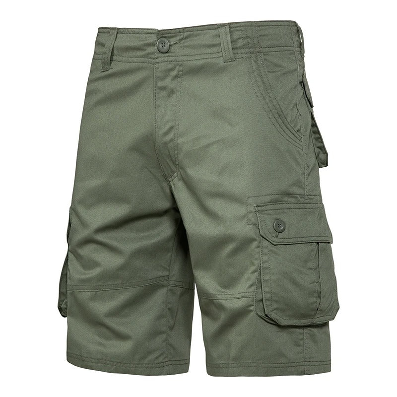 Katoenen zomerse cargoshort voor heren