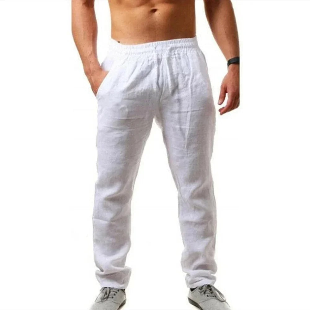 Ademende casual fitnessbroek voor heren