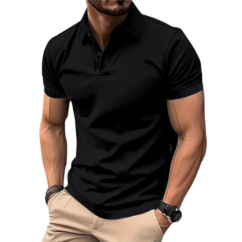 Lichtgewicht casual poloshirt voor heren