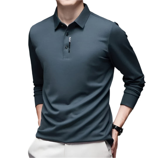Heren casual shirt met lange mouwen