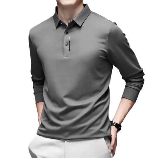 Heren casual shirt met lange mouwen