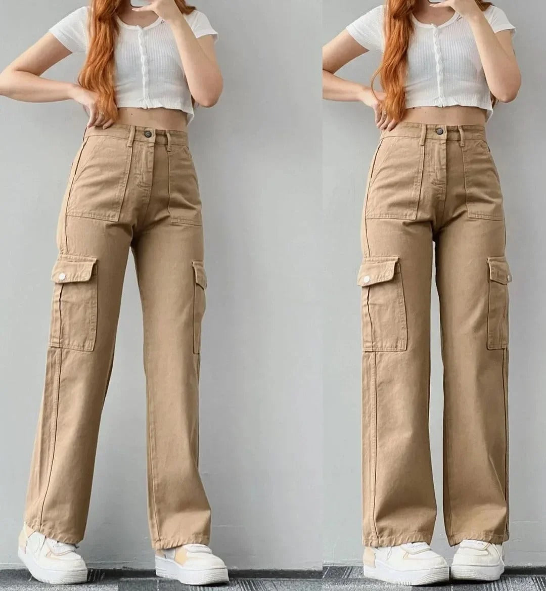 Multi Pocket Cargobroek voor dames