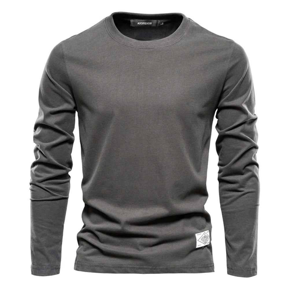 Herenklassiek T-shirt met lange mouwen