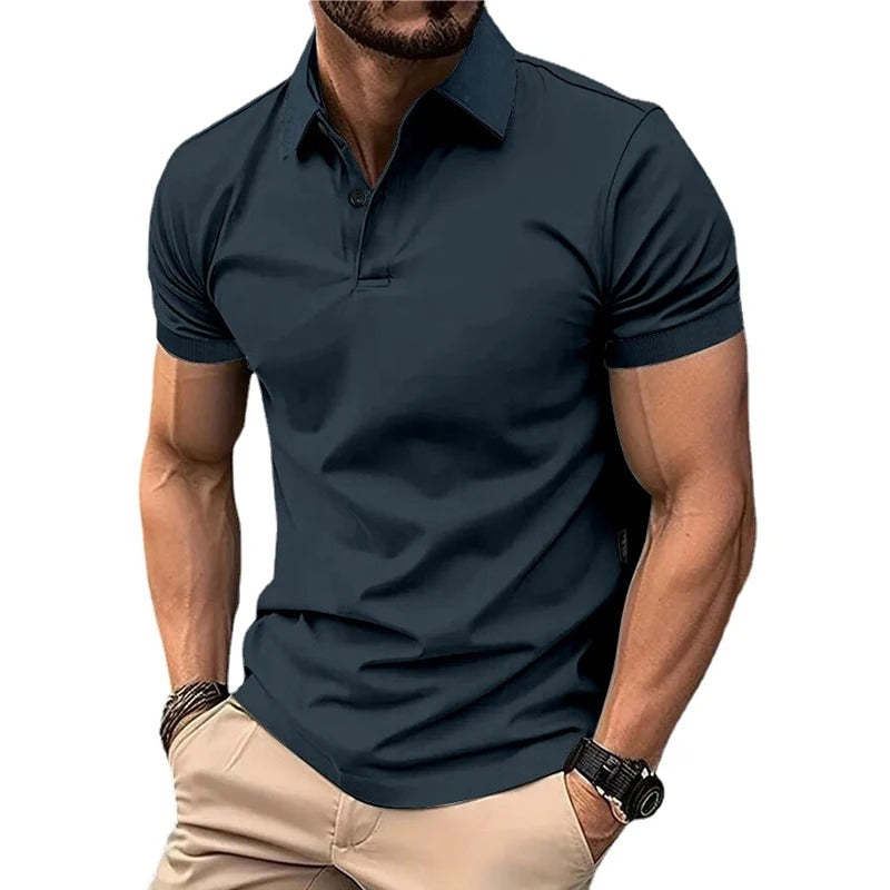 Lichtgewicht casual poloshirt voor heren