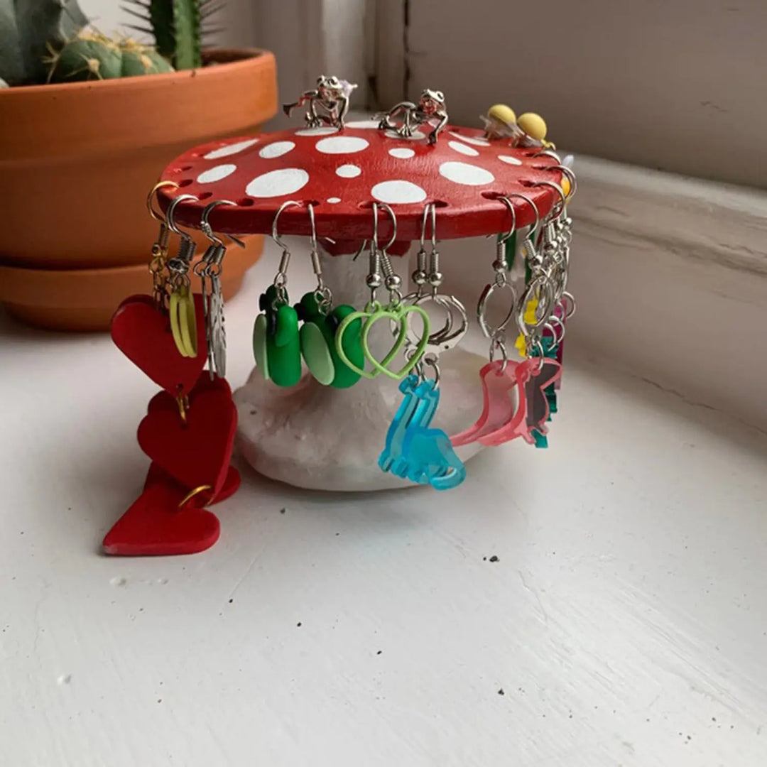 Paddestoel juwelen houder