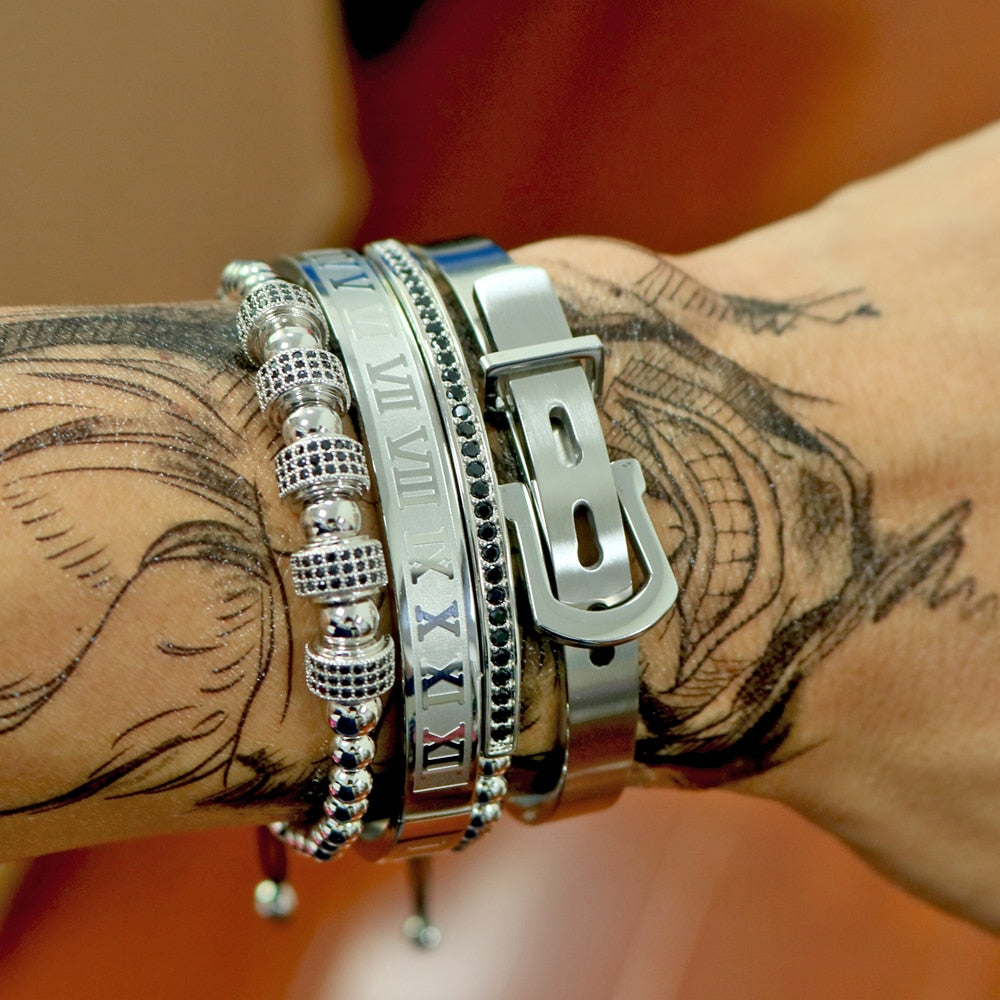 Titanium Armband Set Belleza