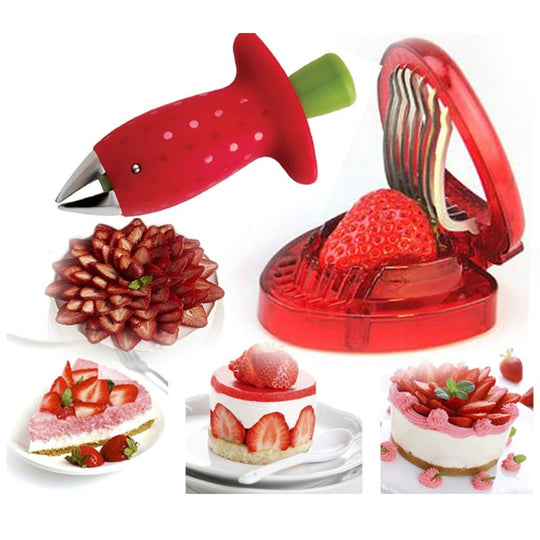 Set fruitpulpjes en -snijders