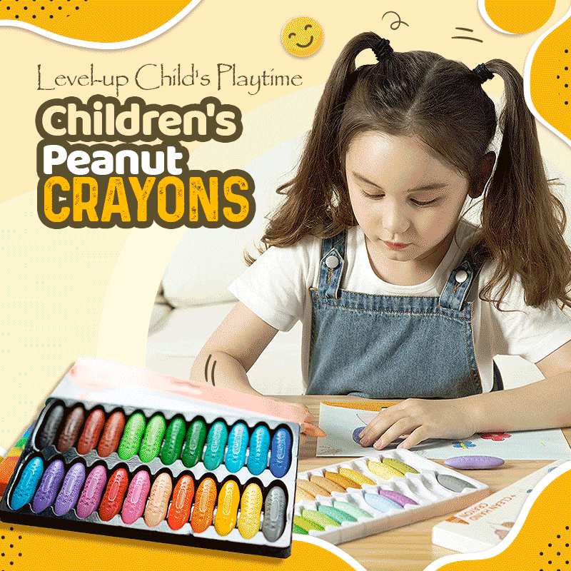 Kid's Wasbare Pinda Kleurpotloden Set
