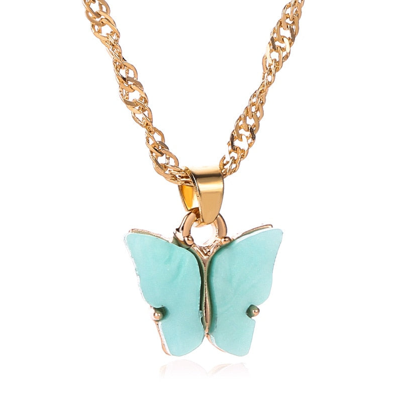 Vlinder Gouden Ketting